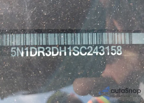 2025 Nissan Pathfinder Platinum Fwd from USA, damaged, VIN 5N1DR3DH1SC243158